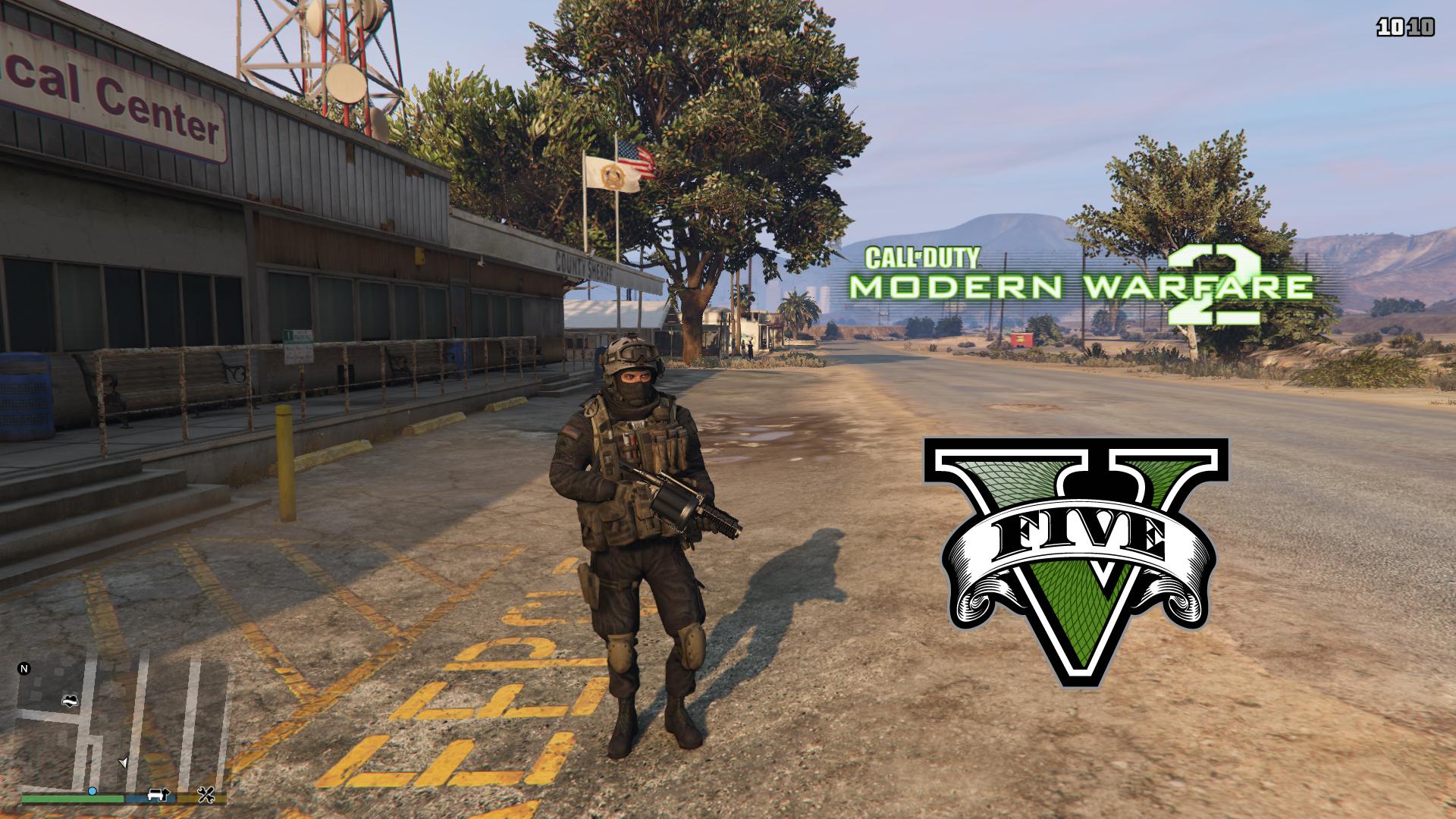 Modern Warfare 2 Shadow Company Add On Ped Gta5